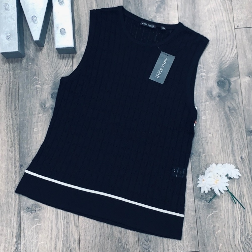 Anne Klein 100% Cashmere Top